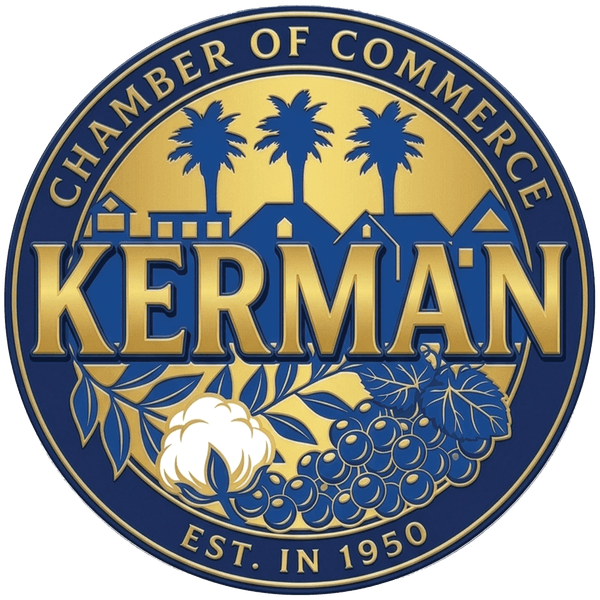Kerman Chamber of Commerce seal, established 1950